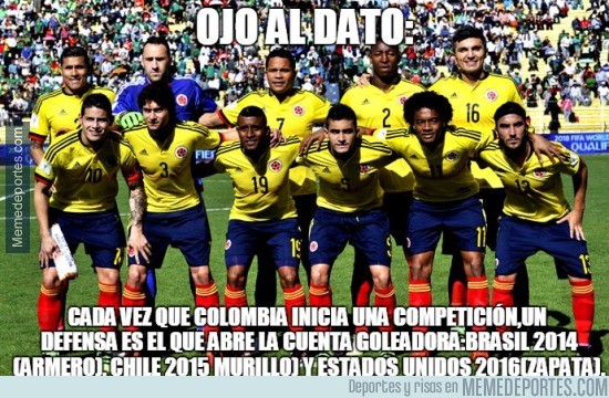 866971 - Curiosidad de Colombia y sus primeros goles