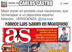 Enlace a Carlos Castro les dice a AS lo que pensamos todos acerca de su pésima portada