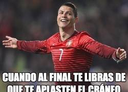 Enlace a Al final Cristiano se libra de la paliza de La Montaña de Juego de Tronos