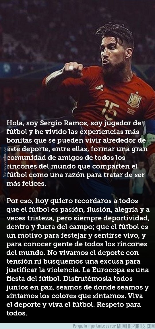 877702 - Emotivo mensaje de Sergio Ramos a la afición