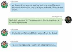 Enlace a NO MAMEN: La 'conversación' en Whatsapp de los jugadores de México tras la derrota ante Chile