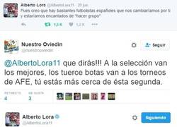 Enlace a Alberto Lora está que se sale en Twitter