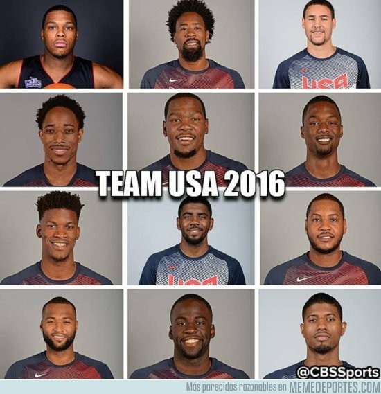 880859 - Esto SÍ DA MIEDO: El equipo de USA de basket para los JJOO