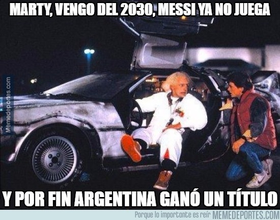 881827 - Marty, vengo del 2030, Messi ya no juega