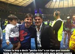 Enlace a Las emotivas palabras del ‘Burrito’ Ortega para Messi en 2015