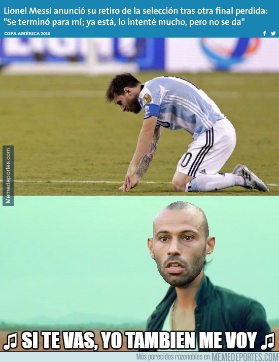 881972 - Messi decide que deja la selección argentina. ¿Es solo un calentón?