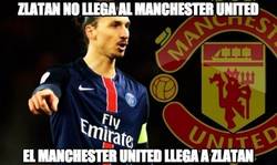 Enlace a Zlatan no llega al Manchester United