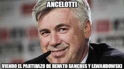 Enlace a Ancelotti está disfrutando mucho