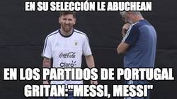 Enlace a Parece que Messi esté jugando la Eurocopa