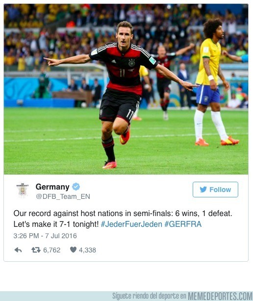 887191 - Alemania se debe estar arrepintiendo de este tweet que han publicado
