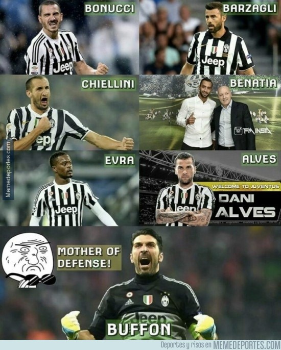 890829 - Vaya defensa la de la Juventus