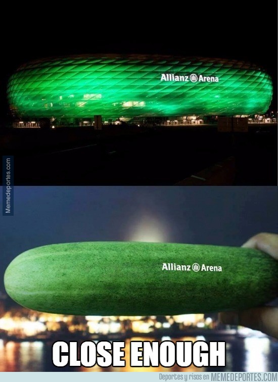 891299 - Allianz Arena y un pepino