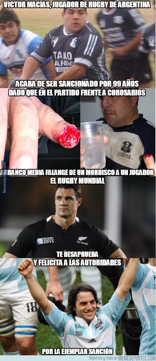 891413 - Terrible agresión en el Rugby Argentino
