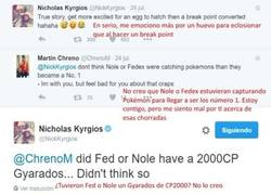 Enlace a Gran respuesta de Nicholas Kyrgios a alguien que le critica por jugar a Pokémon Go