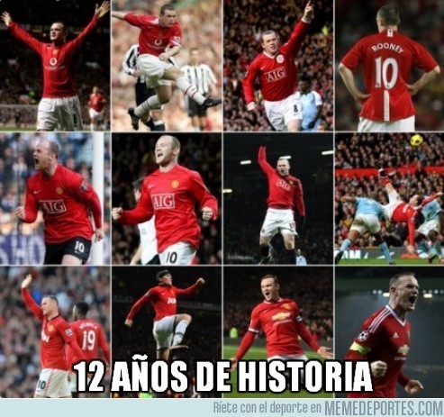 894851 - 12 años de historia, Wayne Rooney