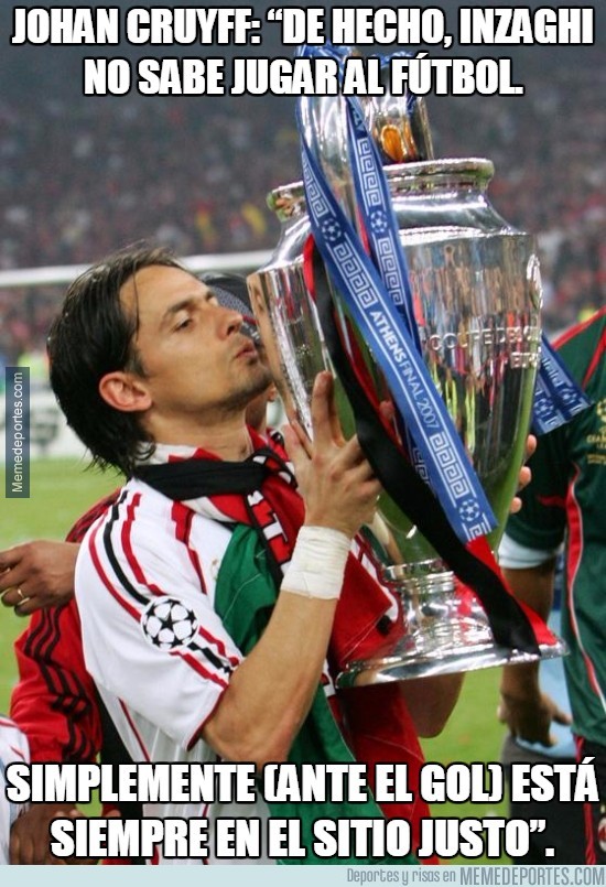 896204 - Johan Cruyff: “De hecho, Inzaghi no sabe jugar al fútbol