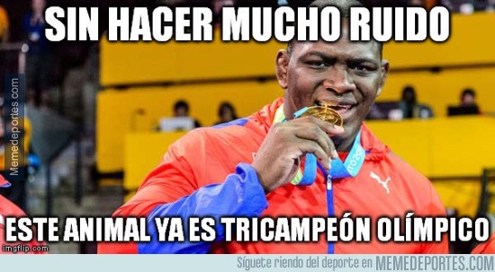 898430 - Mijain Lopez luchador cubano tricampeón olímpico consecutivo