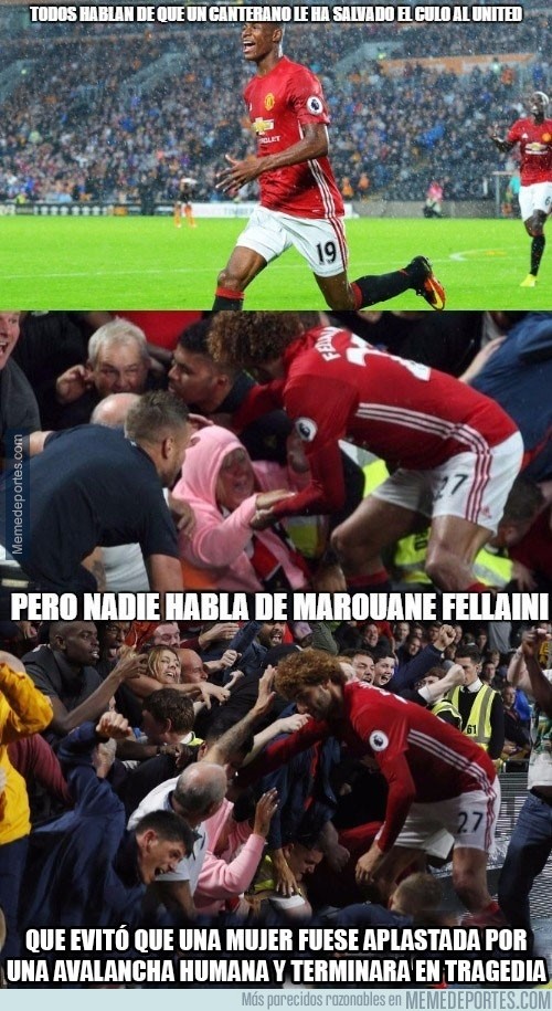 902893 - Marouane Fellaini el verdadero héroe del Manchester United-Hull City