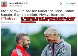 Enlace a El Mega-Gafe de Jack Wilshere antes de empezar la temporada con el Arsenal