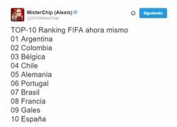 Enlace a El nuevo ranking FIFA parece que está hecho por monos pero tiene explicación