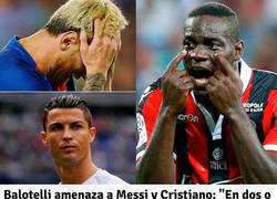 Enlace a Balotelli amenaza a Messi y Cristiano con estas declaraciones
