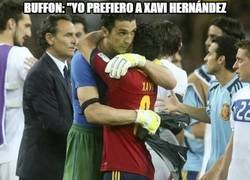 Enlace a Buffon ha dado su opinión sobre el debate Cristiano vs Xavi Hernández