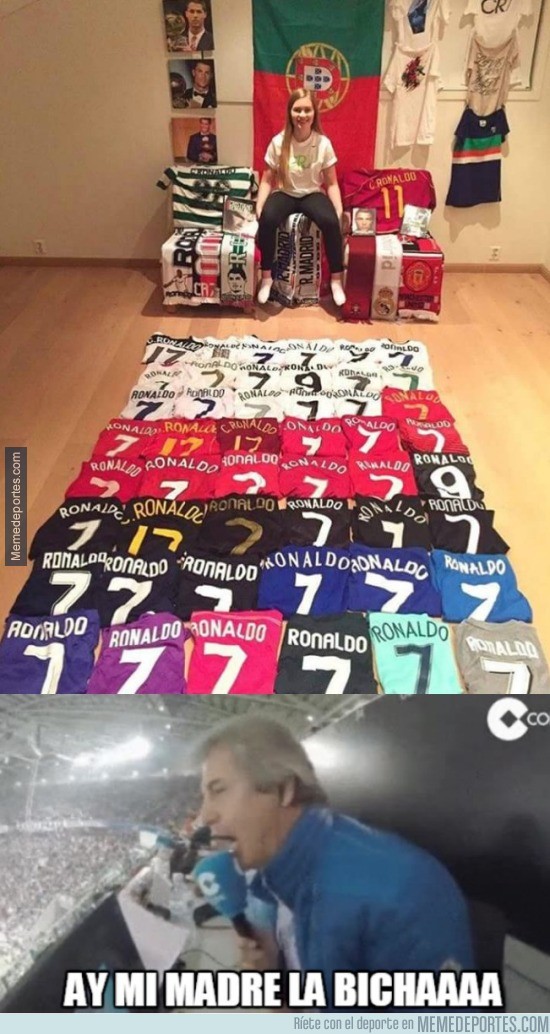 909404 - Alucinante colección de camisetas de Cristiano Ronaldo