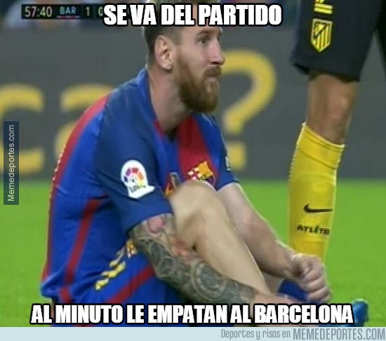 910158 - Cuando se va Messi, pinta mal para el Barça