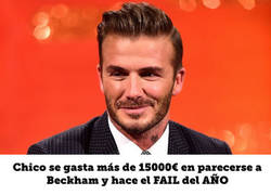 Enlace a Chico se gasta más de 15000€ en parecerse a Beckham y su FAIL es ÉPICO