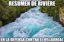 Enlace a Resumen de Rivière en la defensa contra el Villarreal