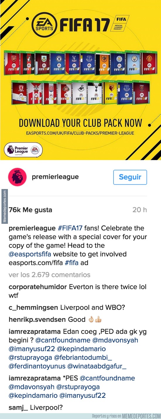 912675 - EA Sports declara la guerra al Liverpool por este detalle en el FIFA17