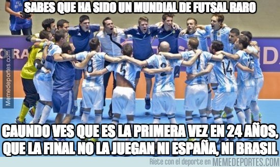 913907 - Un mundial de Futsal raro
