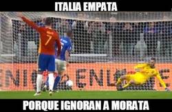 Enlace a Morata tenía el partido en sus manos...