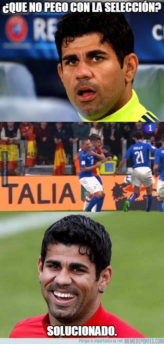 914396 - Diego Costa si pega con la selección