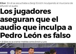 Enlace a Marca la lía culpando a Pedro León del vídeo X de Sergi Enrich