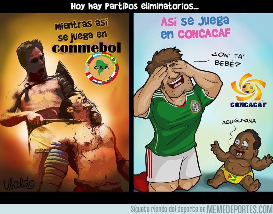915985 - Conmebol vs Concacaf en las eliminatorias