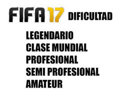 Enlace a Los niveles de dificultad en FIFA 17