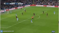Enlace a GIF: El gol de Gündogan que pone el 3-1 a favor del City