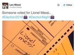 Enlace a Alguien votó por un futbolista en las elecciones de Estados Unidos