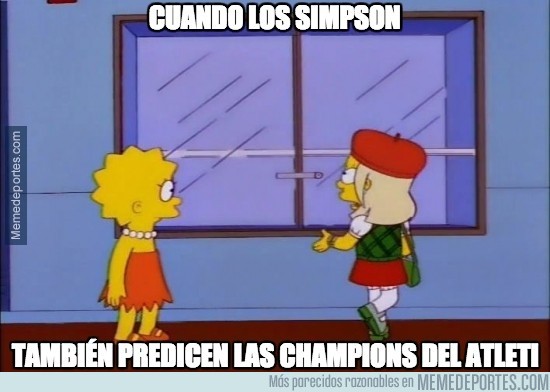 923882 - Los Simpson también predijeron las Champions del Atleti