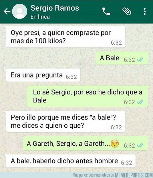 924097 - La conversación entre Sergio Ramos y Florentino en Whatsapp