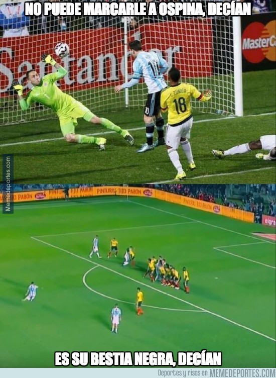 924900 - ¿Que Messi no puede marcarle a Ospina?