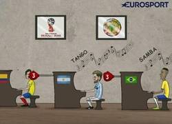 Enlace a Descripción gráfica de las últimas dos jornadas en la Conmebol