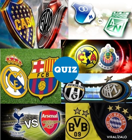 926413 - QUIZ: ¿Sabrás identificar el clásico, rivalidad o derbi por su nombre?