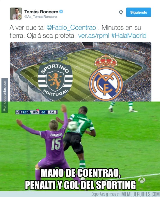 926605 - Roncero gafando al Real Madrid, ahora con Coentrao