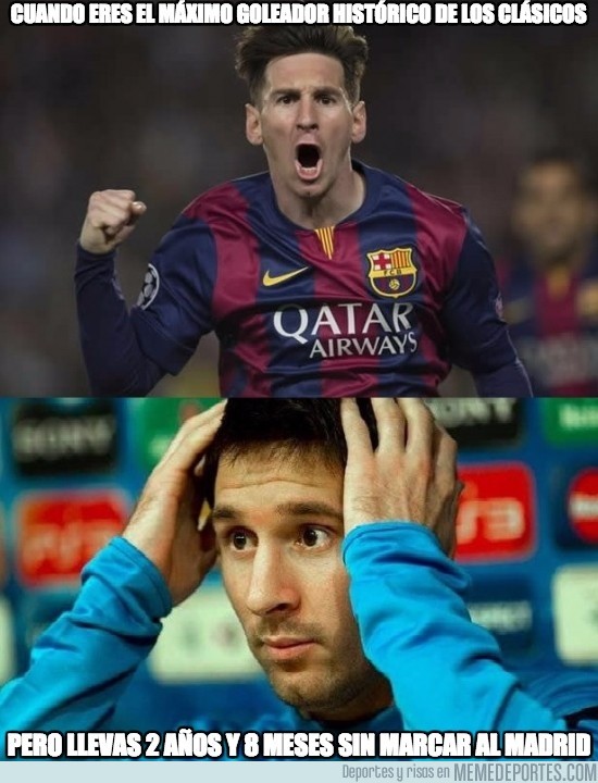 929015 - Messi está como loco para marcarle al Madrid