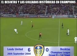 Enlace a El Besiktas y las goleadas históricas en Champions