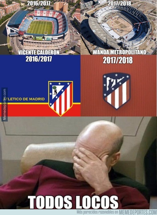 931143 - El Atleti cambia estadio y escudo, ¿qué será lo próximo?