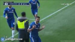 Enlace a GIF: Así fue el golazo de Costa que le dió la victoria al Chelsea