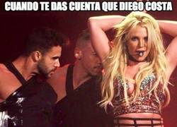 Enlace a Diego Costa fue bailarín de Britney Spears en sus años mozos
